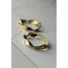 925 Sterling Silver Gold Plated Classic Earring