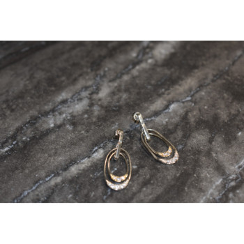 925 Sterling Silver CZ Stud Earrings