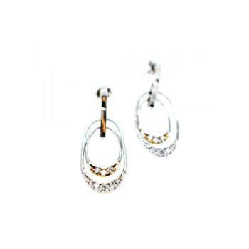 925 Sterling Silver CZ Stud Earrings