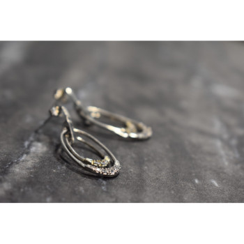 925 Sterling Silver CZ Stud Earrings