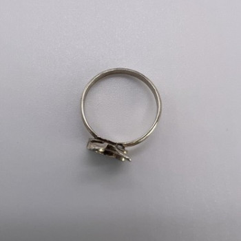 925 Sterling Silver & Turquoise Butterfly Ring Size 4
