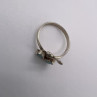 925 Sterling Silver & Turquoise Butterfly Ring Size 4
