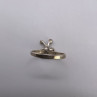 925 Sterling Silver & Turquoise Butterfly Ring Size 4