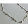925 Sterling Silver Necklace Italy 17.7 In