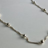 925 Sterling Silver Necklace Italy 17.7 In