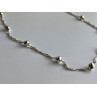 925 Sterling Silver Necklace Italy 17.7 In