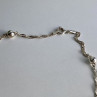 925 Sterling Silver Necklace Italy 17.7 In