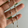 925 Sterling Silver Necklace Italy 17.7 In