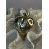 925 Sterling Silver Heart Locket Pendant Length 2 inch