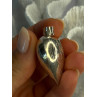 925 Sterling Silver Heart Locket Pendant Length 2 inch