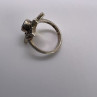 925 Sterling Silver Amethyst & Marcasite Ring Size 5
