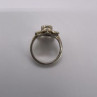925 Sterling Silver Amethyst & Marcasite Ring Size 5
