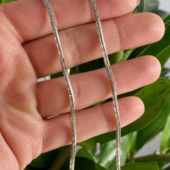 925 Sterling Silver Chain Necklace 16.5 in