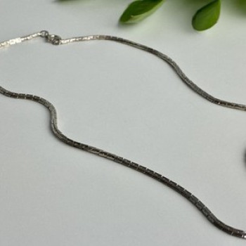 925 Sterling Silver Chain Necklace 16.5 in