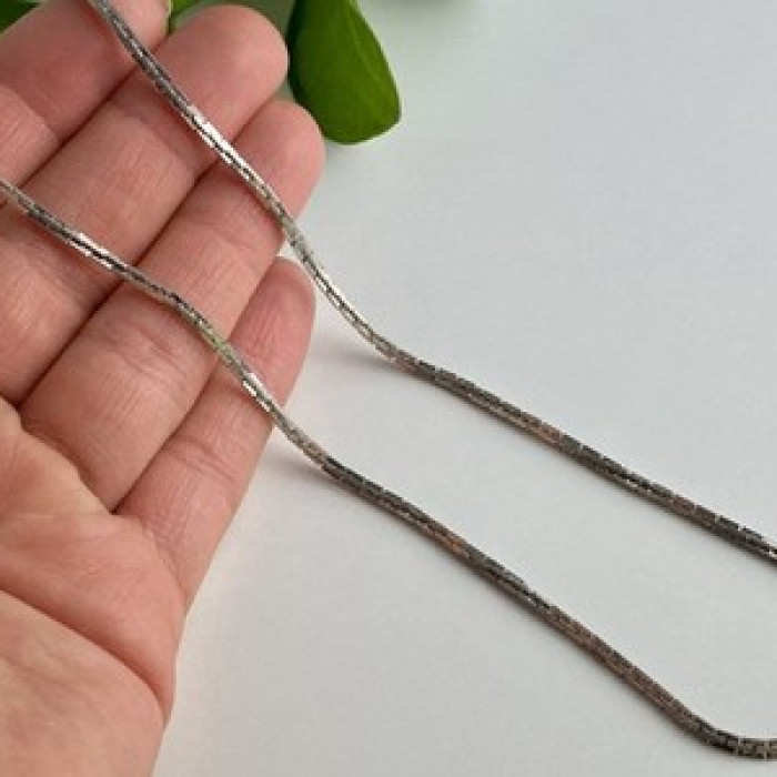 925 Sterling Silver Chain Necklace 16.5 in