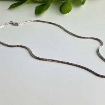 925 Sterling Silver Chain Necklace 16.5 in