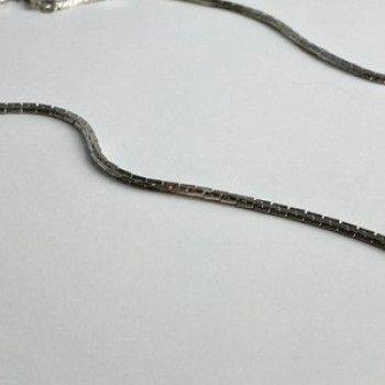 925 Sterling Silver Chain Necklace 16.5 in