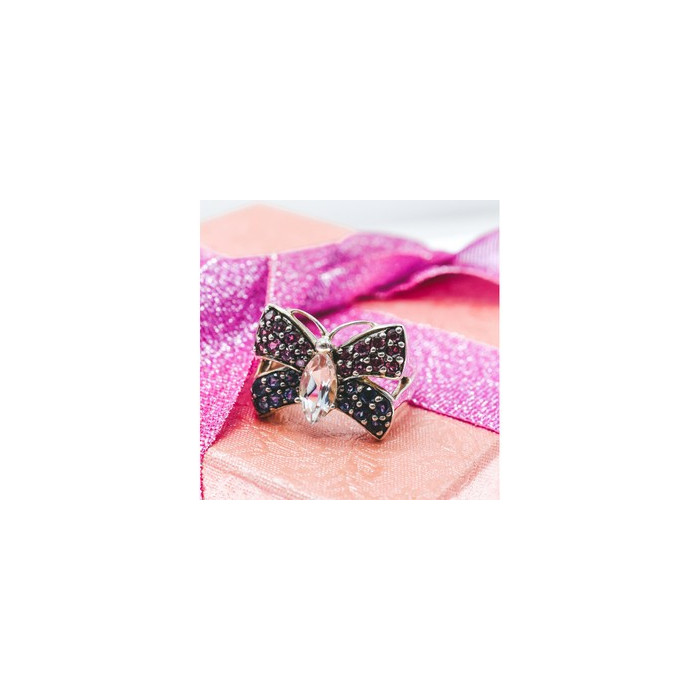 925 Sterling Silver White Topaz, Spinel & Tourmaline 