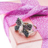 925 Sterling Silver White Topaz, Spinel & Tourmaline 
