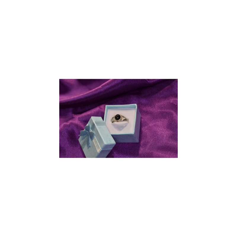 925 Sterling Silver Star Sapphire Ring Size 8