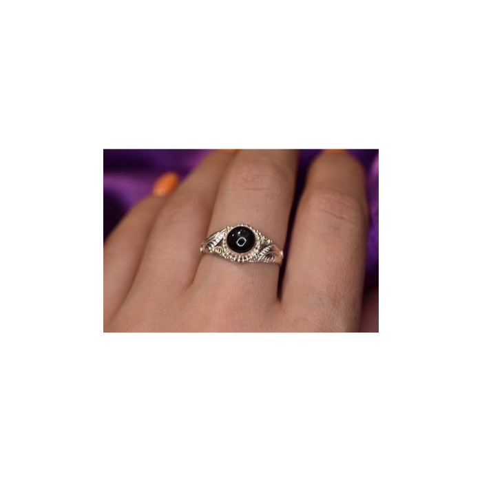 925 Sterling Silver Star Sapphire Ring Size 8