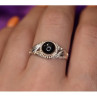 925 Sterling Silver Star Sapphire Ring Size 8