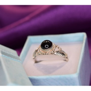 925 Sterling Silver Star Sapphire Ring Size 8