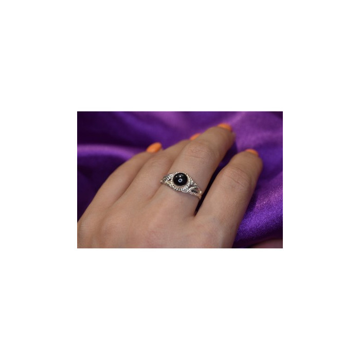 925 Sterling Silver Star Sapphire Ring Size 8