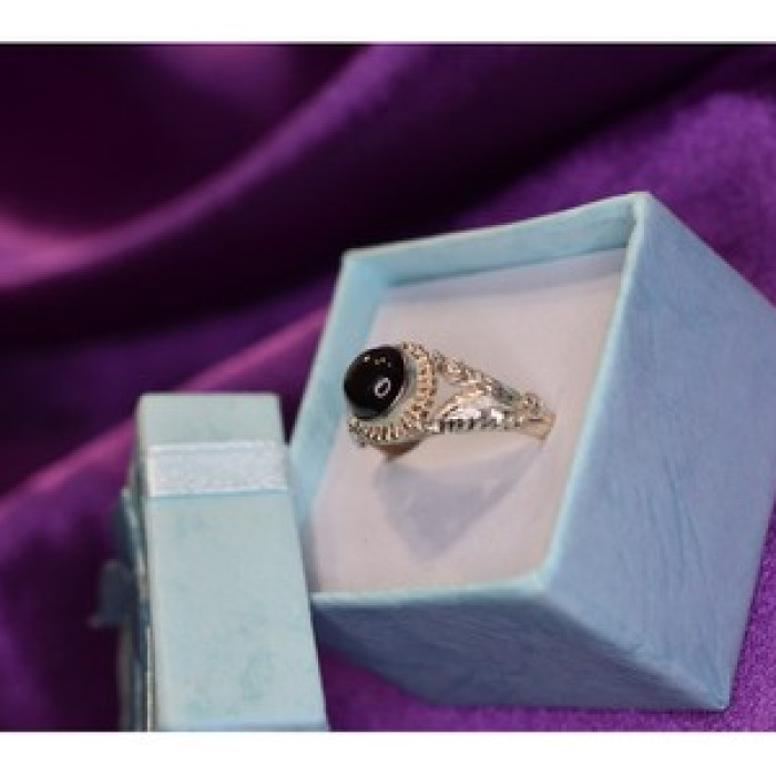 925 Sterling Silver Star Sapphire Ring Size 8