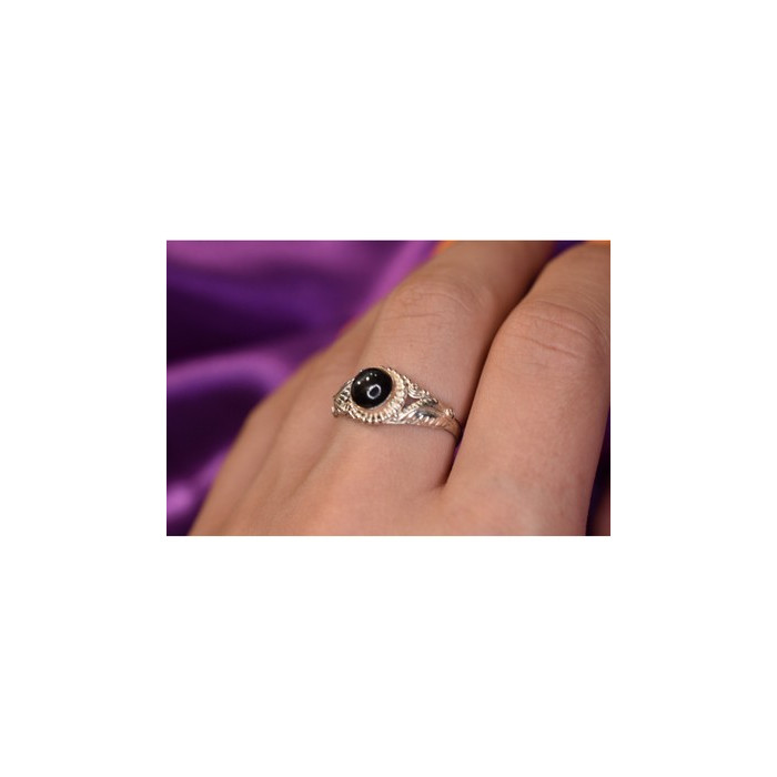 925 Sterling Silver Star Sapphire Ring Size 8