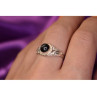 925 Sterling Silver Star Sapphire Ring Size 8