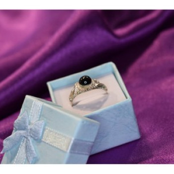 925 Sterling Silver Star Sapphire Ring Size 8
