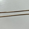 925 Sterling Silver Gold Plated Chain Italy 23.6 In