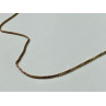 925 Sterling Silver Gold Plated Chain Italy 23.6 In