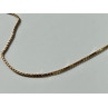 925 Sterling Silver Gold Plated Chain Italy 23.6 In