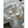 925 STERLING SILVER FRESH WATER PEARL EARRINGS LENGTH 0.5 Inch