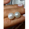925 STERLING SILVER FRESH WATER PEARL EARRINGS LENGTH 0.5 Inch