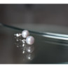925 Sterling Silver Gray Pearls Earrings
