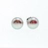 925 Sterling Silver Gray Pearls Earrings