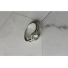 925 Sterling Silver Blue Spinel & CZ Ring Size 9
