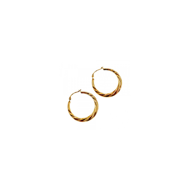 925 Sterling Silver Gold Plated (14k) Earrings