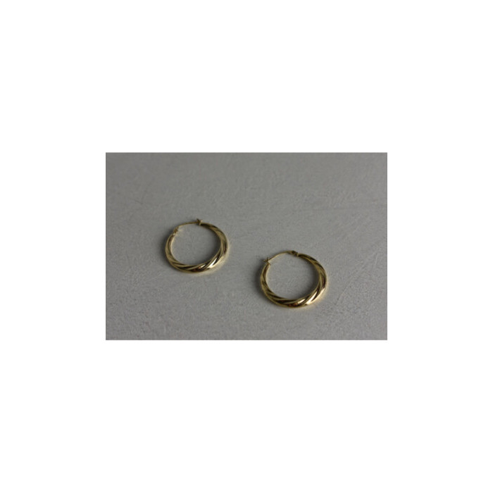 925 Sterling Silver Gold Plated (14k) Earrings