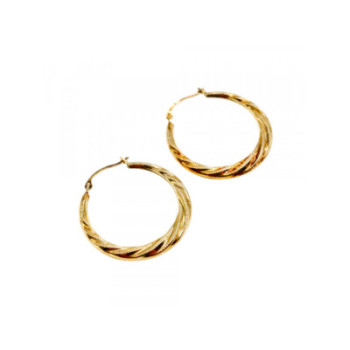 925 Sterling Silver Gold Plated (14k) Earrings