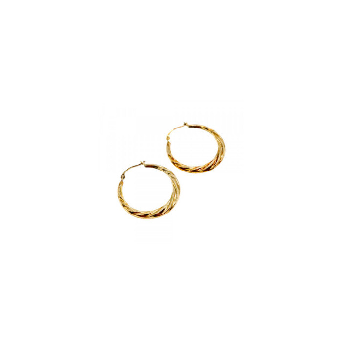 925 Sterling Silver Gold Plated (14k) Earrings
