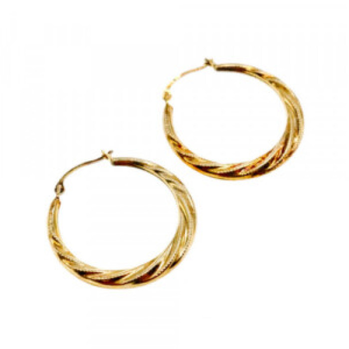 925 Sterling Silver Gold Plated (14K) Earrings
