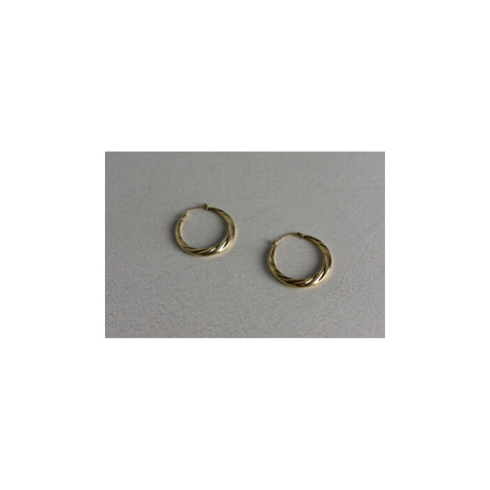 925 Sterling Silver Gold Plated (14k) Earrings