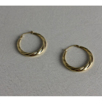 925 Sterling Silver Gold Plated (14K) Earrings