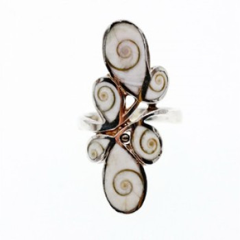 Vintage 925 Sterling Silver Jasper Ring Size 6.5