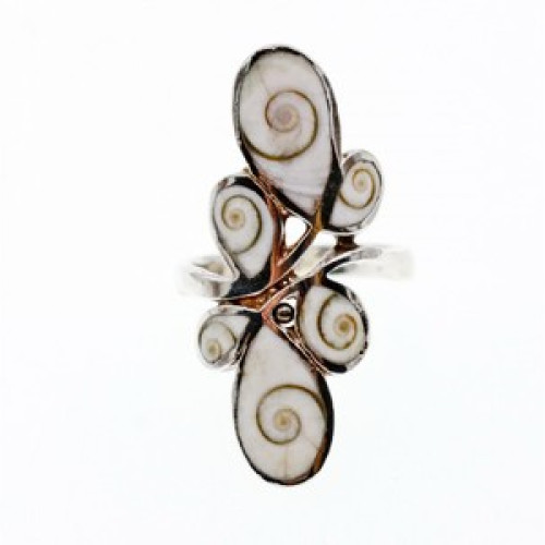 Vintage 925 Sterling Silver Jasper Ring Size 6.5