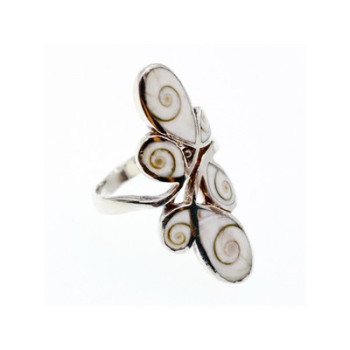 Vintage 925 Sterling Silver Jasper Ring Size 6.5